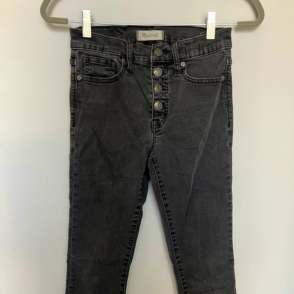 Madewell Grey Stretch Jeans